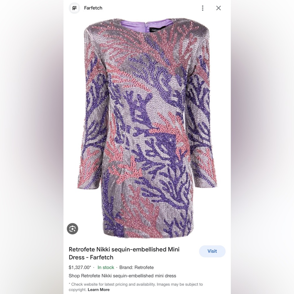 NWT RETROFETE NIKKI DRESS SIZS M